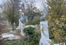 Голям пожар в Гробищния парк в Бургас