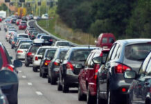 Натоварен трафик и засилено полицейско присъствие преди Коледа