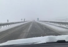 Сняг, вятър и хлъзгави пътища – зимата отново удари с пълна сила